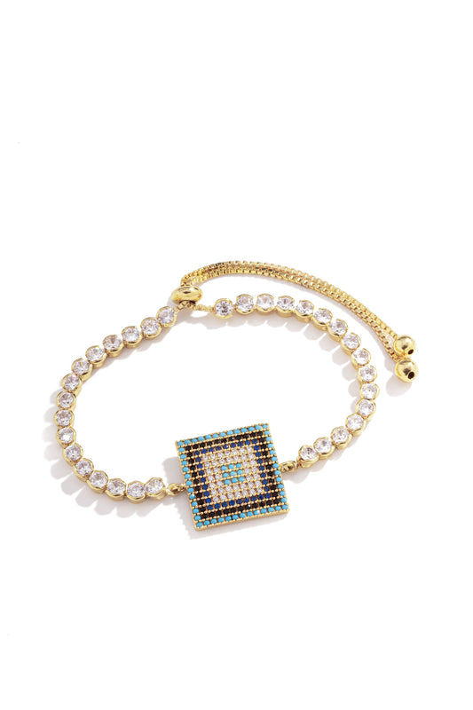 Pulseira Olho Grego Estilizado